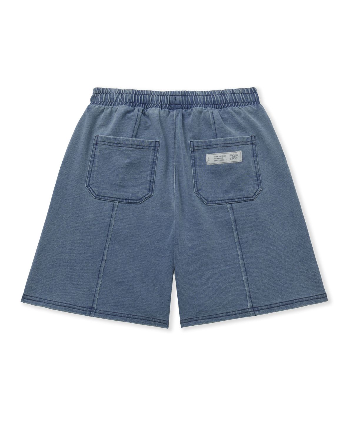 브라운브레스 키즈(BROWNBREATH KIDS) KIDS TAG JERSEY DENIM SETUP - BLUE