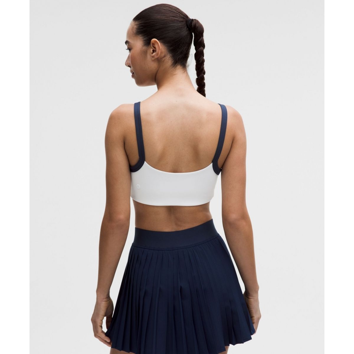 룰루레몬(LULULEMON) 스트레이트 스트랩 스포츠 브라 라이트 서포트, B C컵 *테니스 듀스