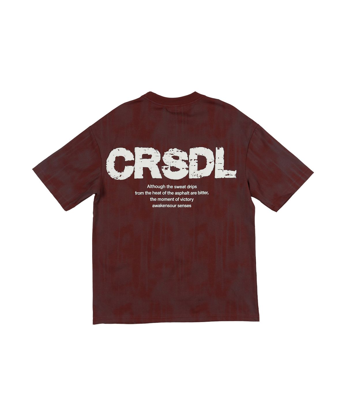 크림소다랩(CREAM SODA LAB) 스머지 LAB 반팔 티셔츠 와인