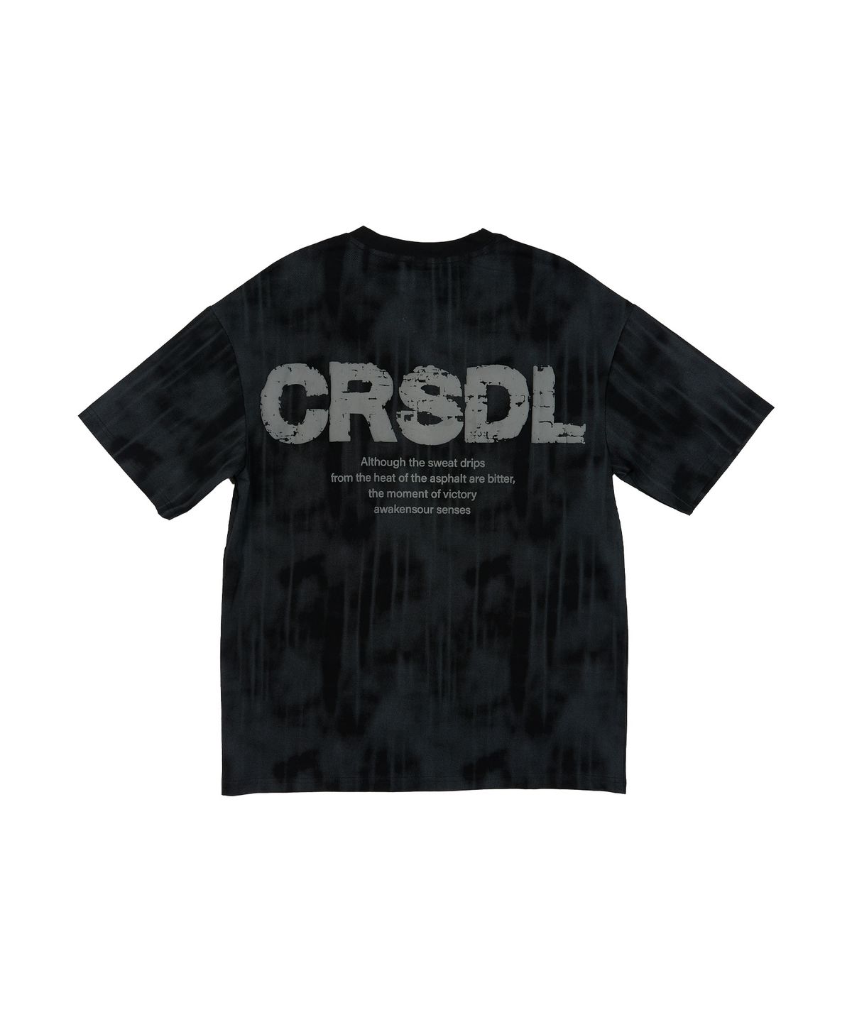 크림소다랩(CREAM SODA LAB) 스머지 LAB 반팔 티셔츠 블랙