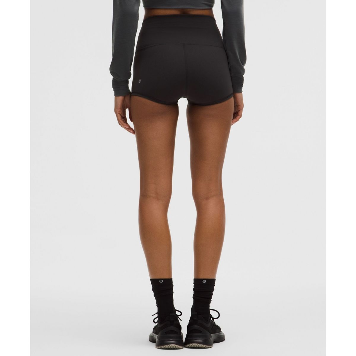 룰루레몬(LULULEMON) 원더 트레인 하이라이즈 쇼츠 2inch  BLK