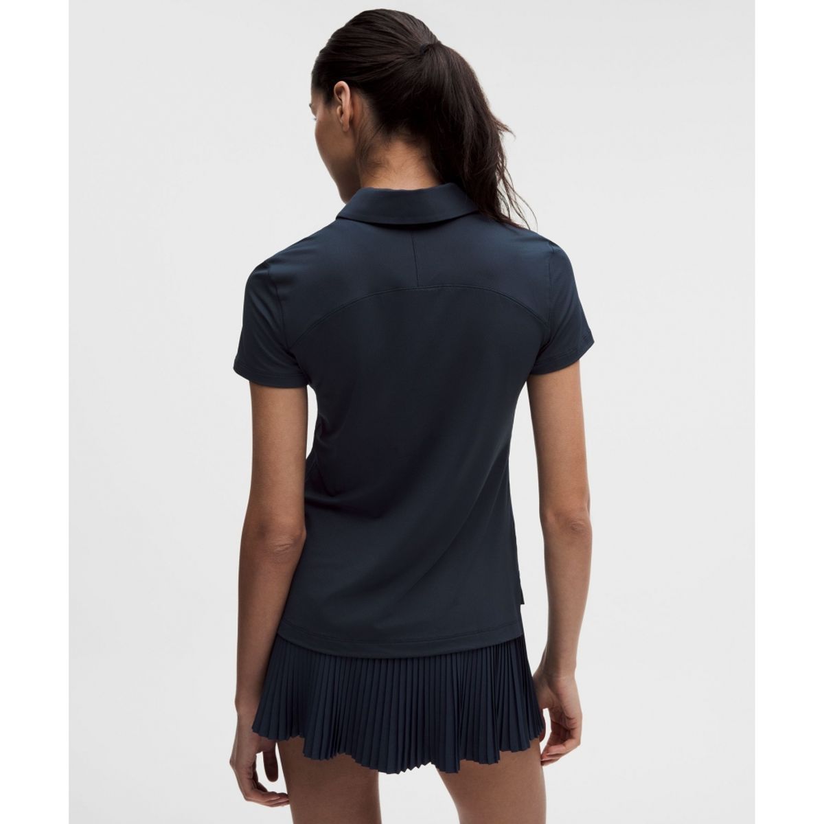 룰루레몬(LULULEMON) 퀵 드라이 숏슬리브 폴로 셔츠 스트레이트 헴 *로고  TRNV