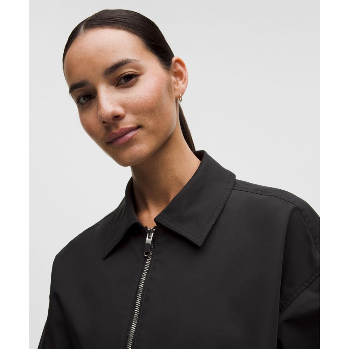 룰루레몬(LULULEMON) 트윌 칼라드 재킷  BLK