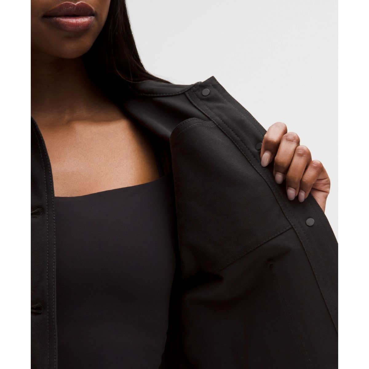 룰루레몬(LULULEMON) 이지파이브 재킷  BLK