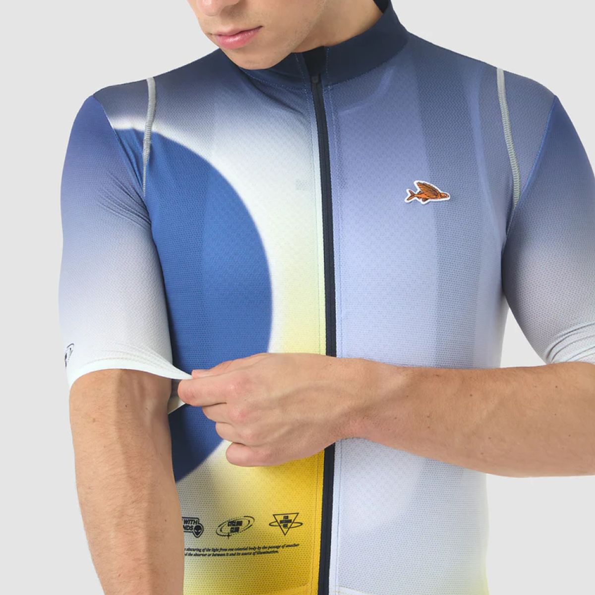 카페 드 사이클리스트(CAFE DU CYCLISTE) 모나 아닥스 반팔 져지 이클립스 네이비 남성