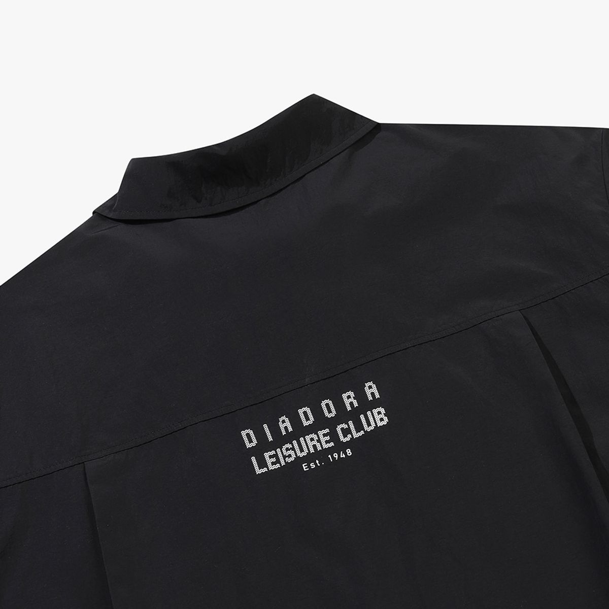 디아도라(diadora) 컴피 반팔 셔츠 BLACK