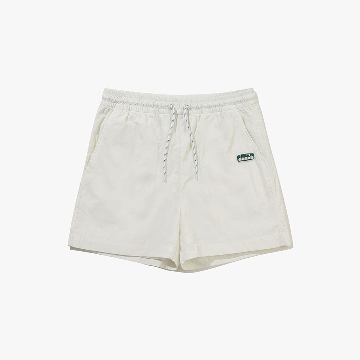 디아도라(diadora) 컴피 4부 우븐 쇼츠 IVORY