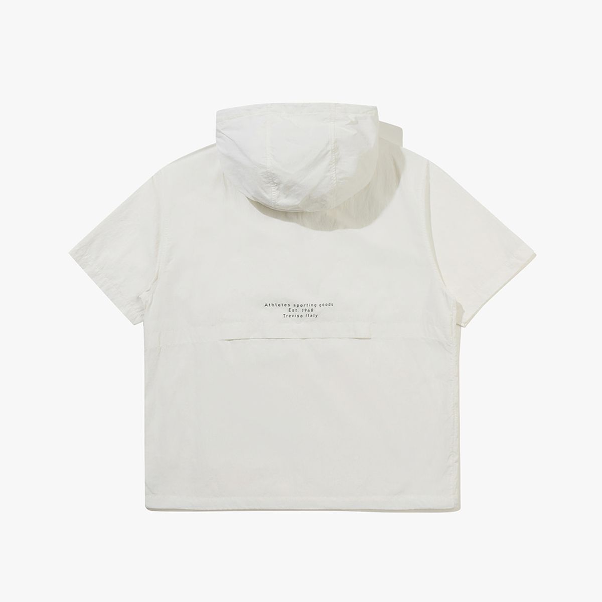디아도라(diadora) 컴피 후드 반팔 아노락 IVORY