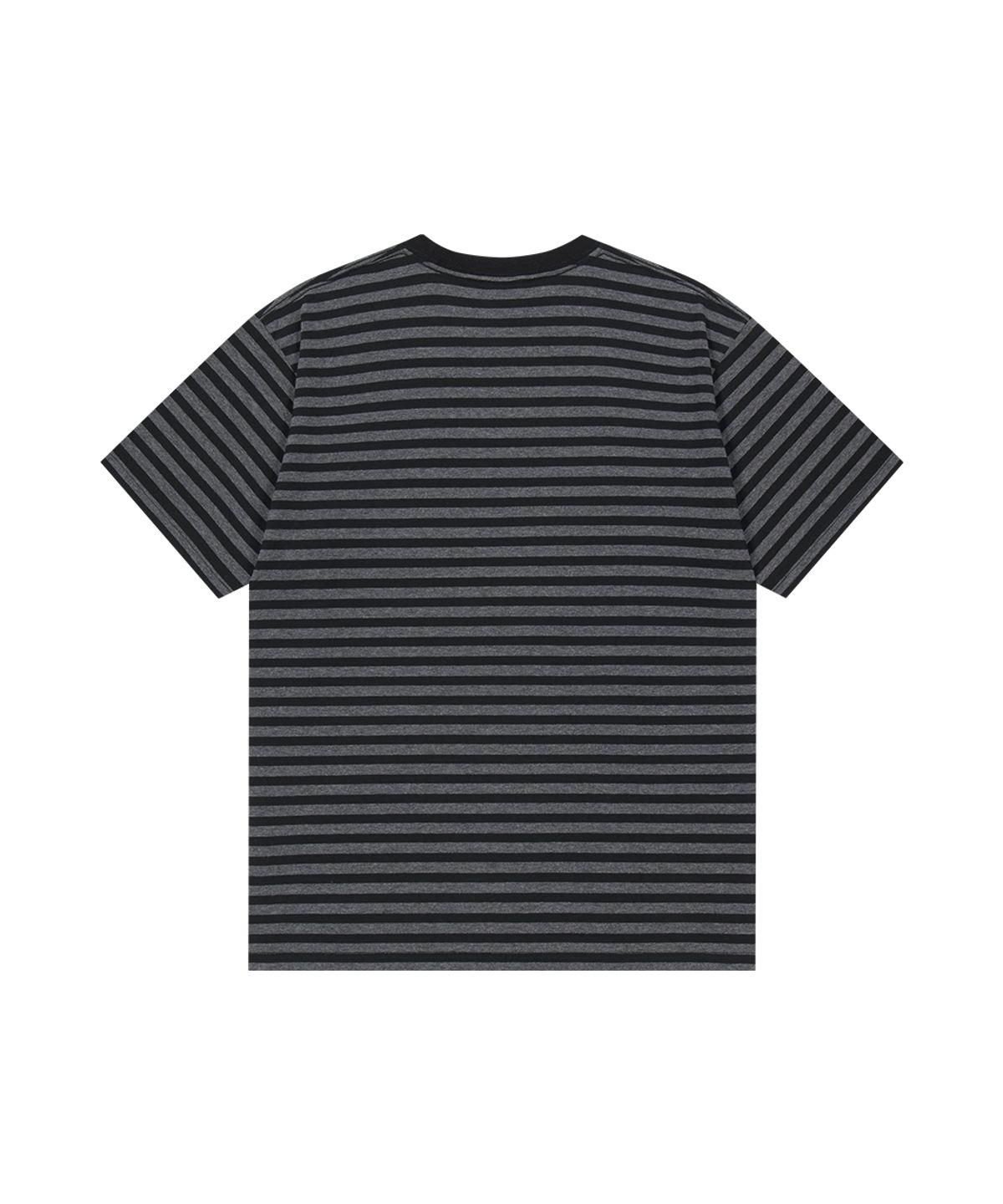 마하그리드(MAHAGRID) STRIPE SLASH LOGO TEE CHARCOAL(MG2GMMT513A)