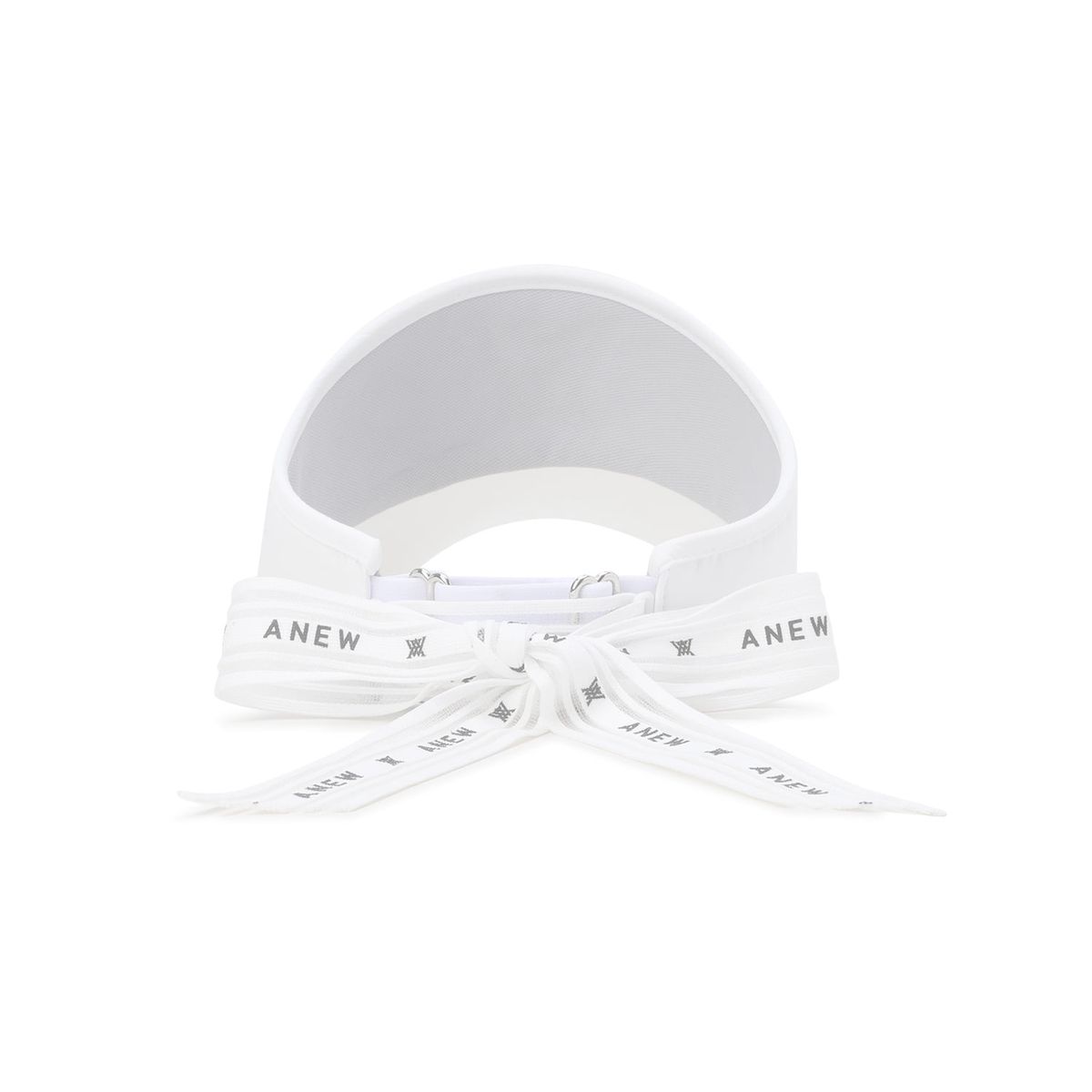 어뉴골프(ANEW GOLF) WOMEN ESSENTIAL RIBBON VISOR_WH