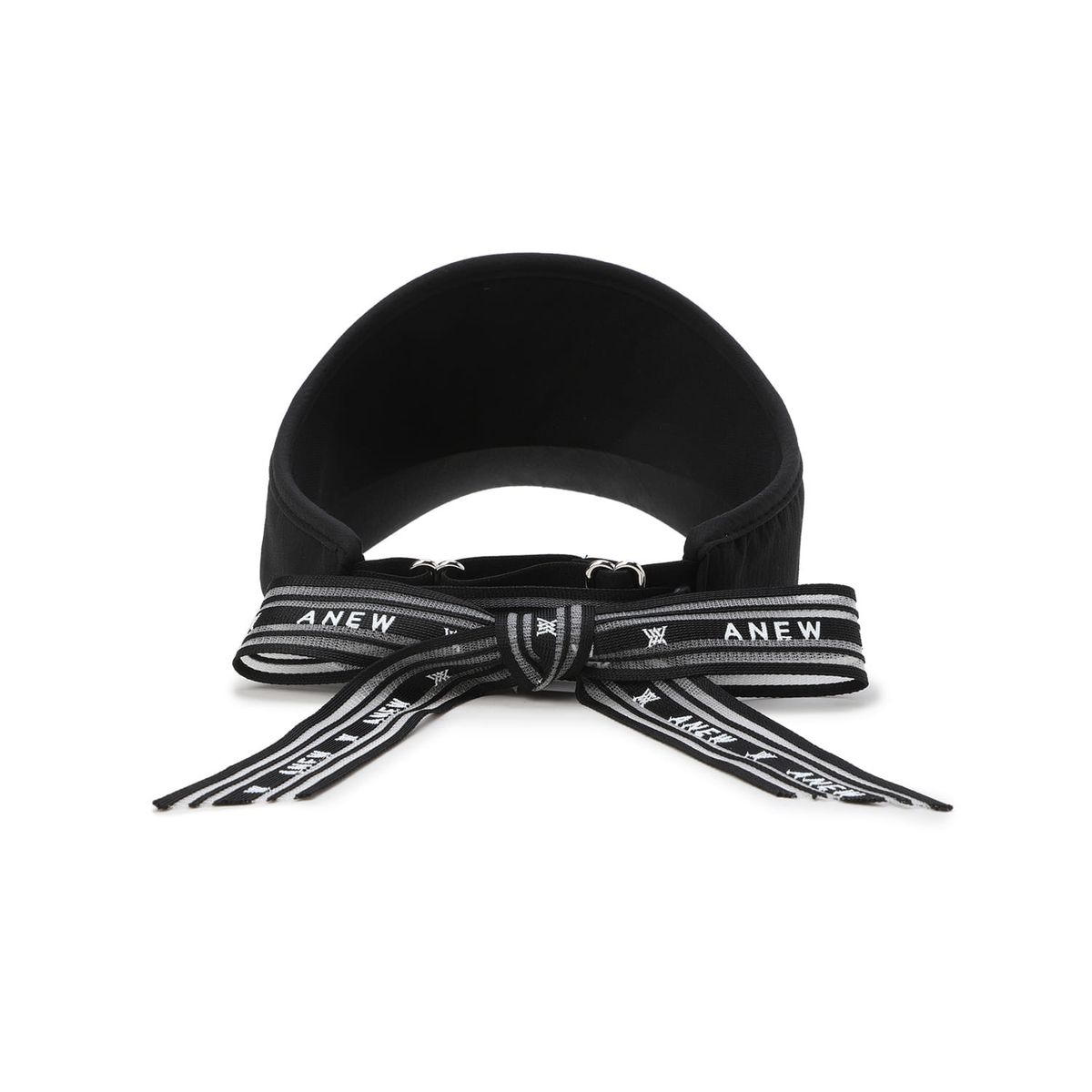 어뉴골프(ANEW GOLF) WOMEN ESSENTIAL RIBBON VISOR_BK