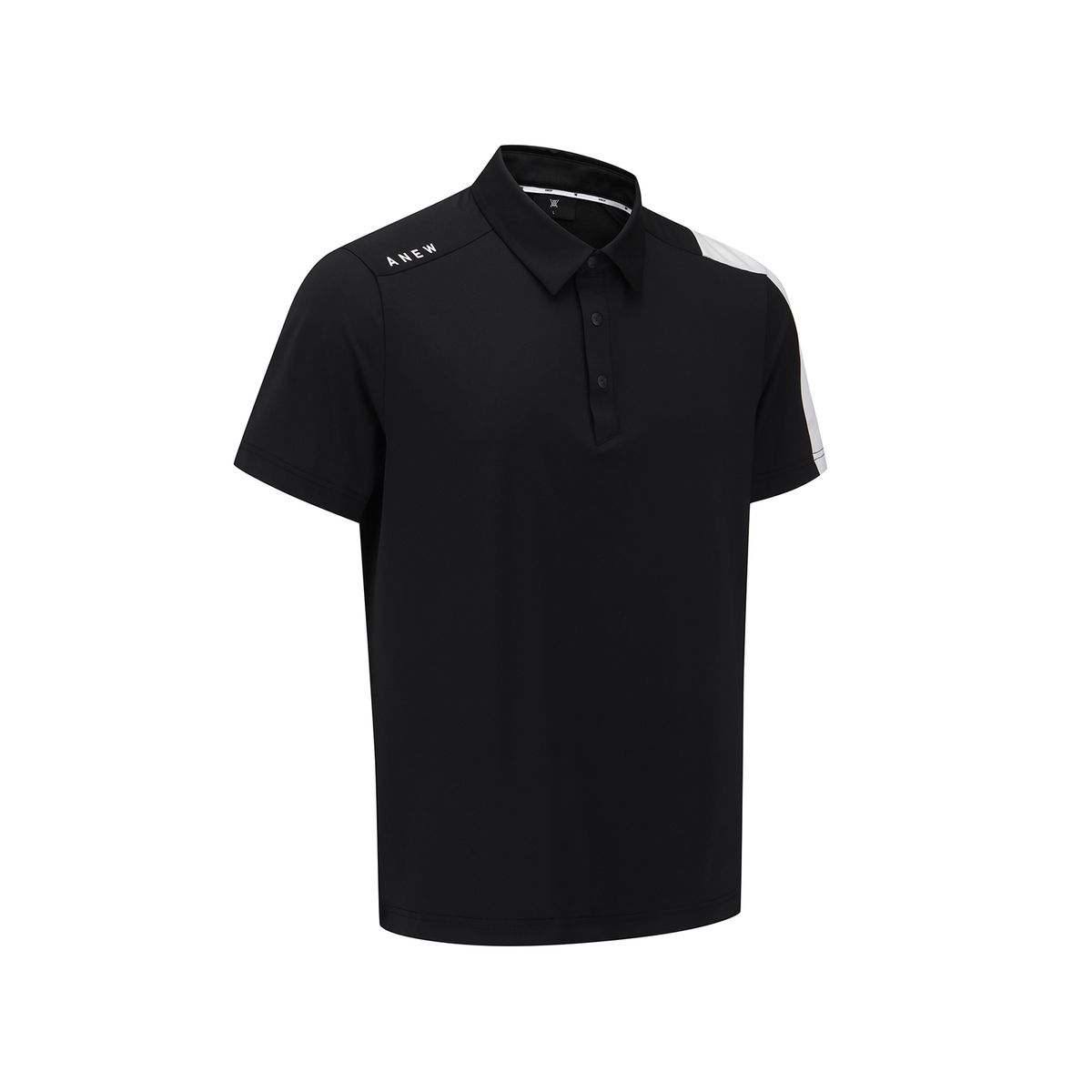 어뉴골프(ANEW GOLF) MEN BLOCK POINT T-SHIRT_BK
