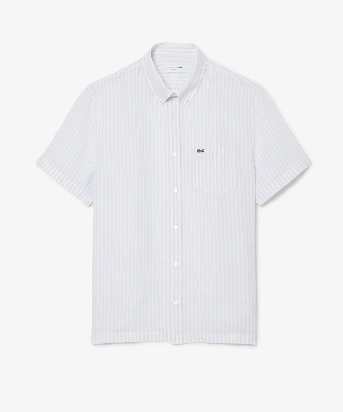 라코스테(LACOSTE) 남성 린넨 스트라이프 반팔 셔츠 CH8061-56G 29I