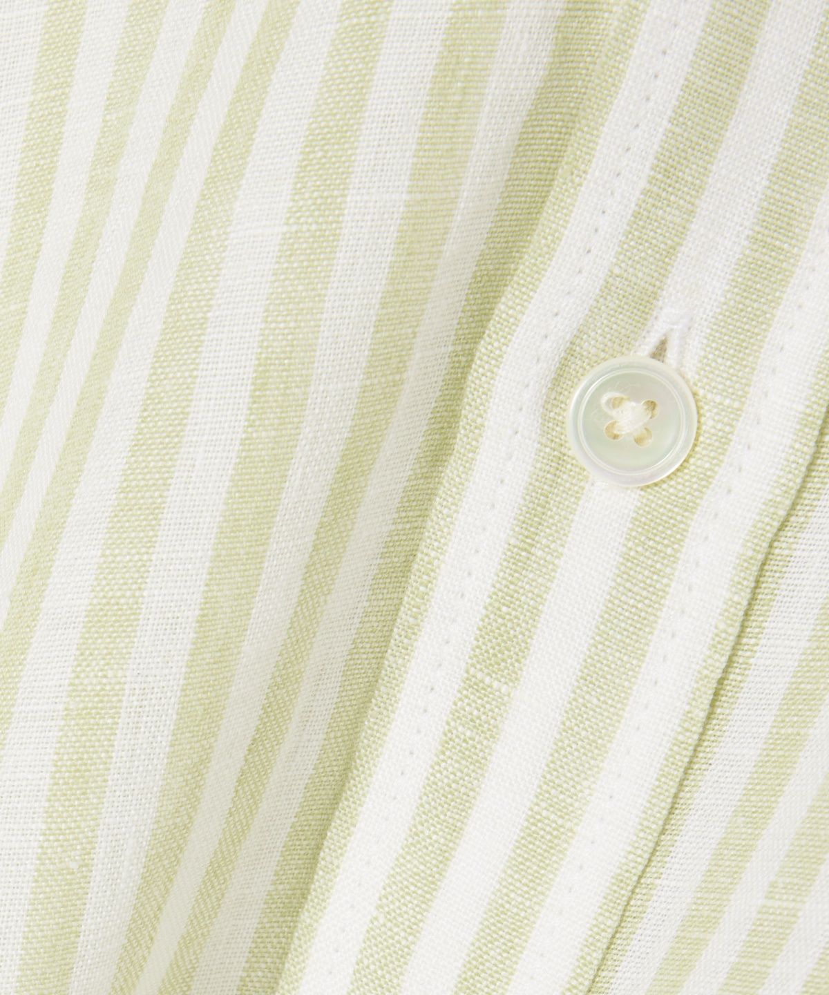 라코스테(LACOSTE) 남성 린넨 스트라이프 반팔 셔츠 CH8061-56G 374