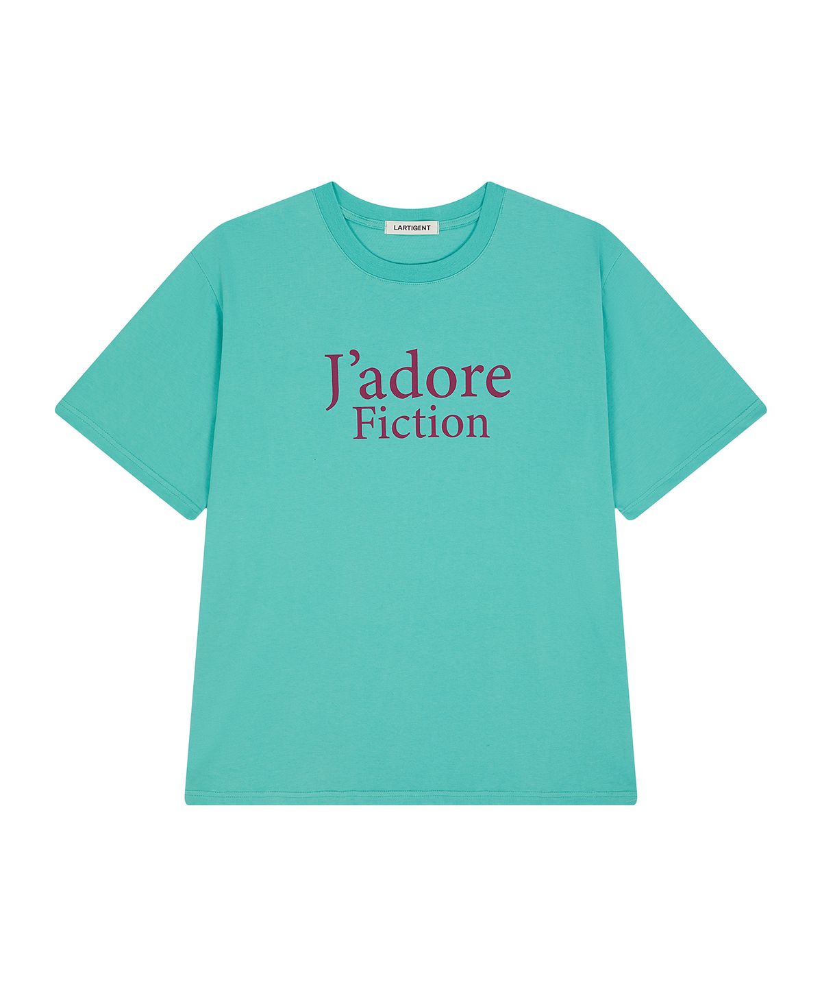 라티젠(LARTIGENT) L23 FICTION OVERFIT T-SHIRT(MINT)