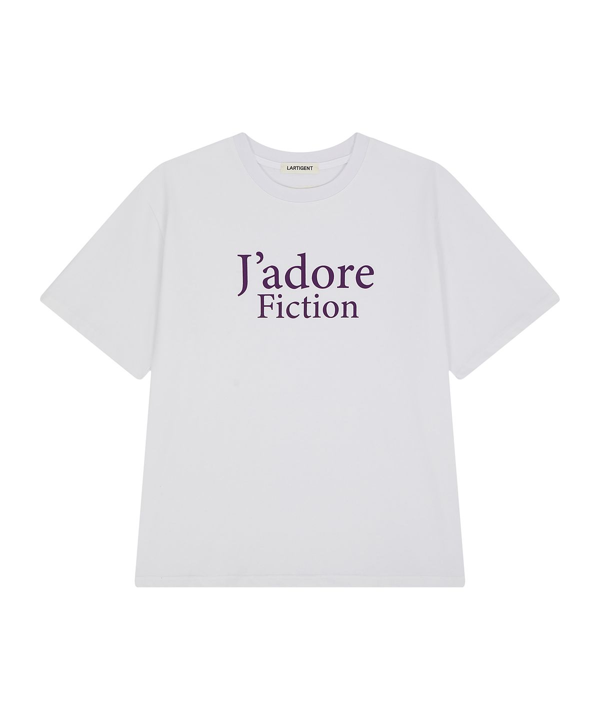 라티젠(LARTIGENT) L23 FICTION OVERFIT T-SHIRT(WHITE)