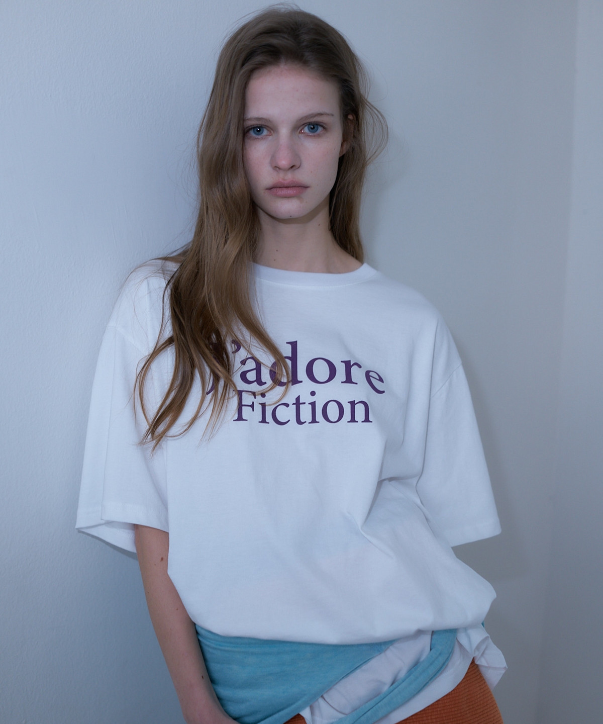 라티젠(LARTIGENT) L23 FICTION OVERFIT T-SHIRT(WHITE)