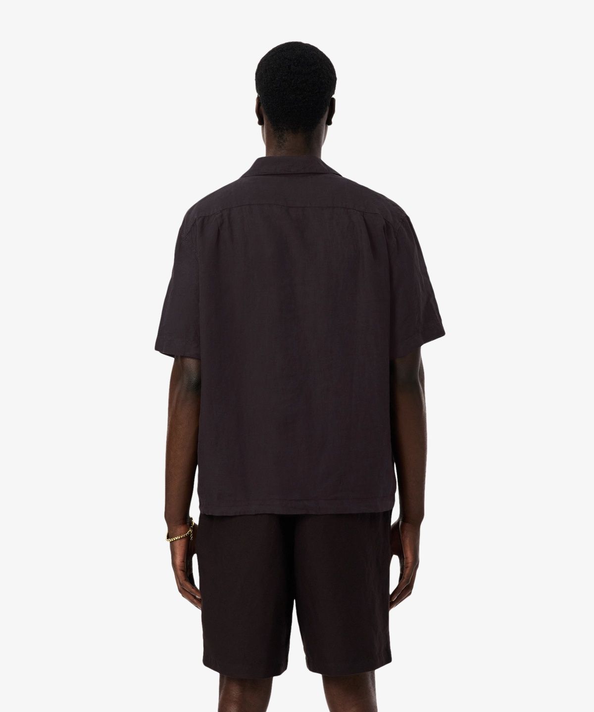 라코스테(LACOSTE) 남성 하와이안 카라 린넨 반팔 셔츠 CH2339-56G 3LA