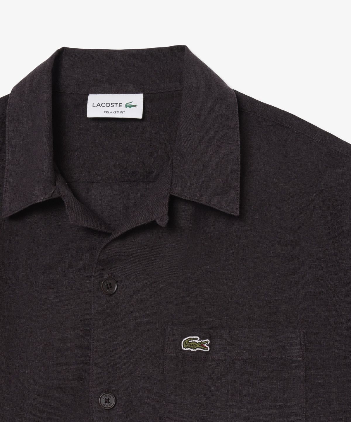 라코스테(LACOSTE) 남성 하와이안 카라 린넨 반팔 셔츠 CH2339-56G 3LA