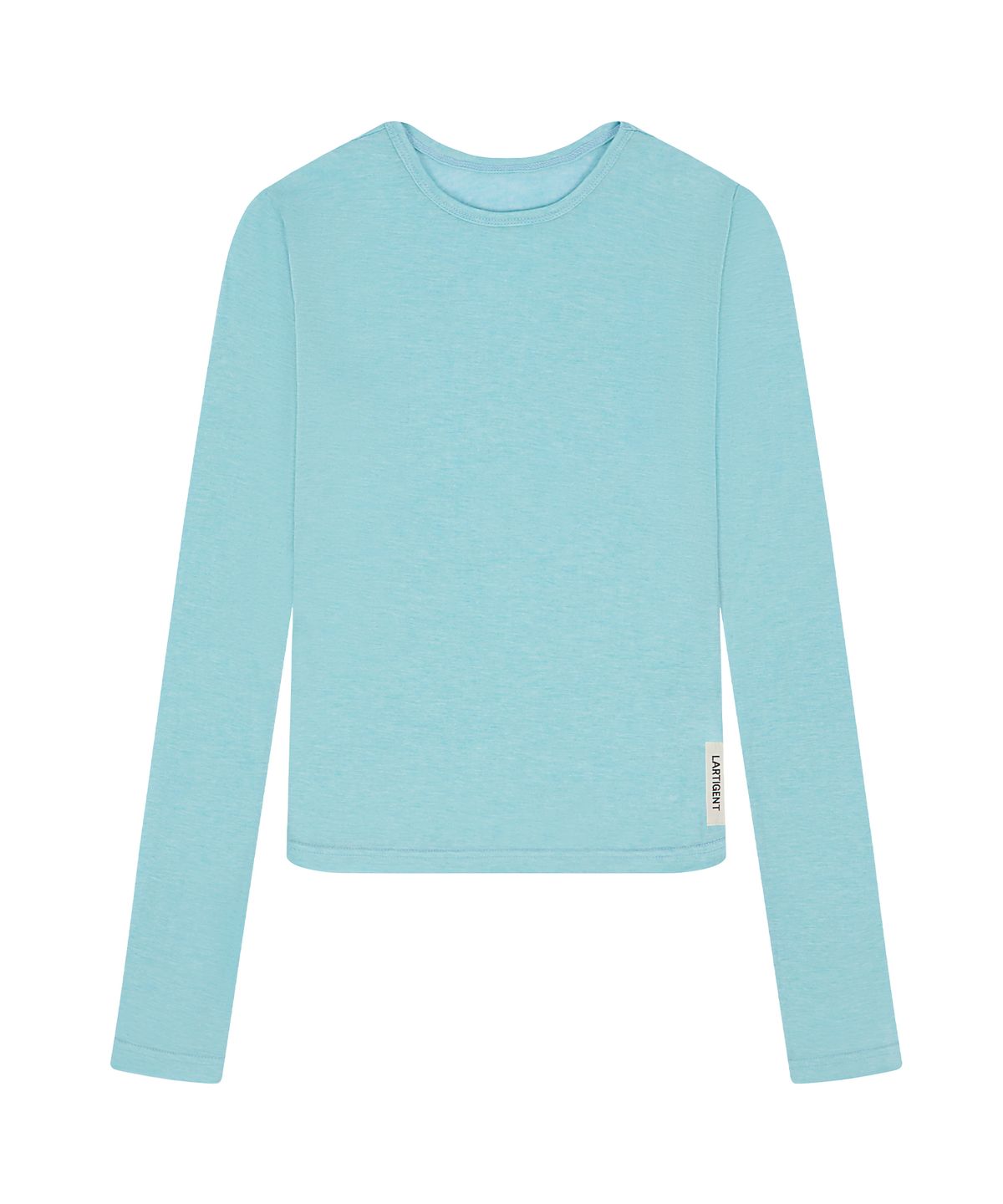 라티젠(LARTIGENT) L23 SLIM TENCEL T-SHIRT(BLUE)