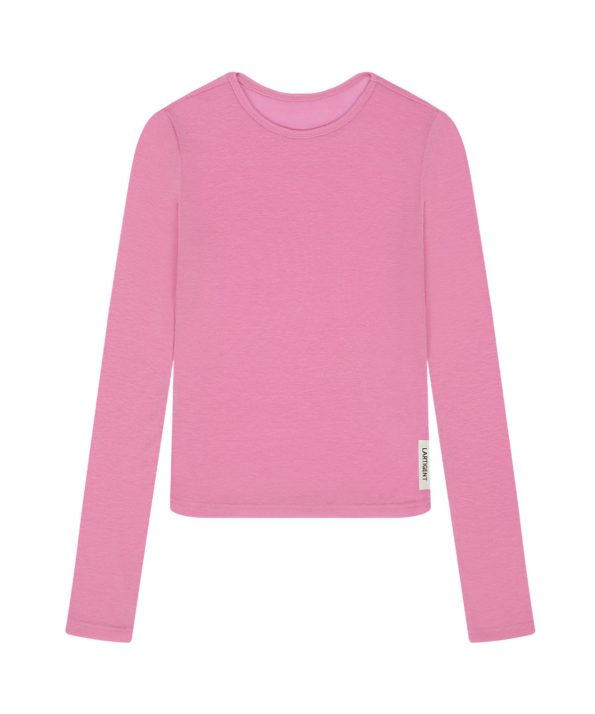 라티젠(LARTIGENT) L23 SLIM TENCEL T-SHIRT(PINK)