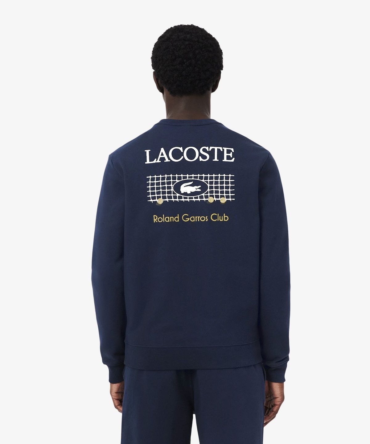 라코스테(LACOSTE) 남성 롤랑가로스 그래픽 크루넥 스웻셔츠 SH0372-56G 166