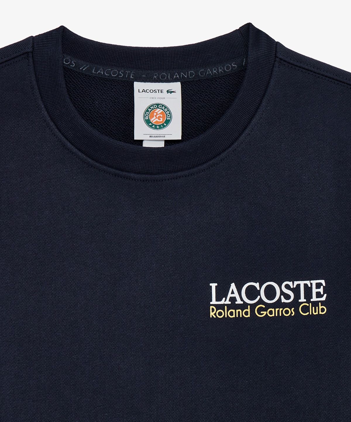 라코스테(LACOSTE) 남성 롤랑가로스 그래픽 크루넥 스웻셔츠 SH0372-56G 166
