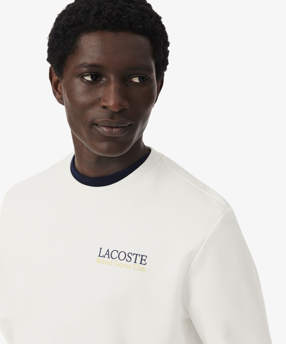 라코스테(LACOSTE) 남성 롤랑가로스 그래픽 크루넥 스웻셔츠 SH0372-56G 70V