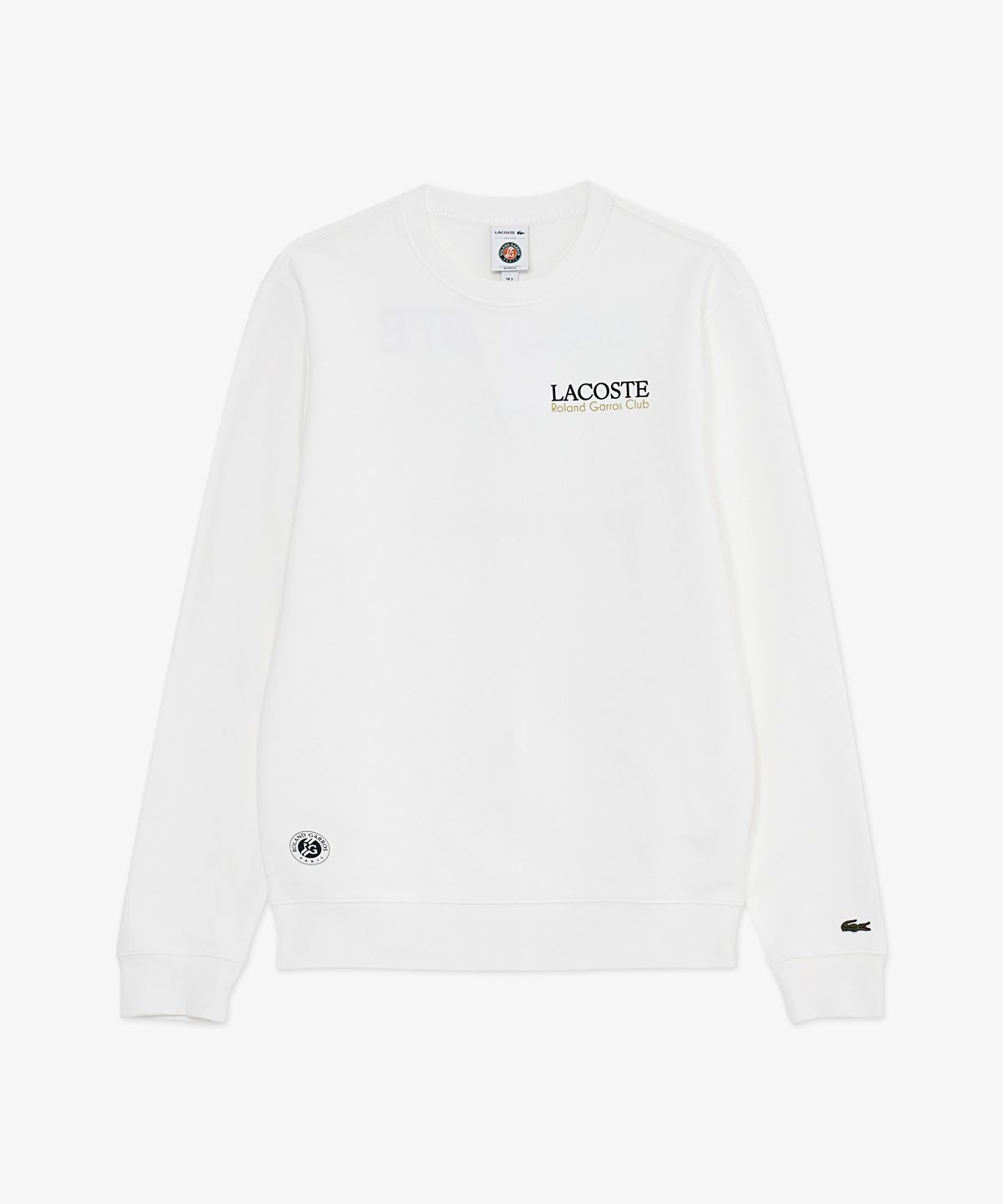라코스테(LACOSTE) 남성 롤랑가로스 그래픽 크루넥 스웻셔츠 SH0372-56G 70V