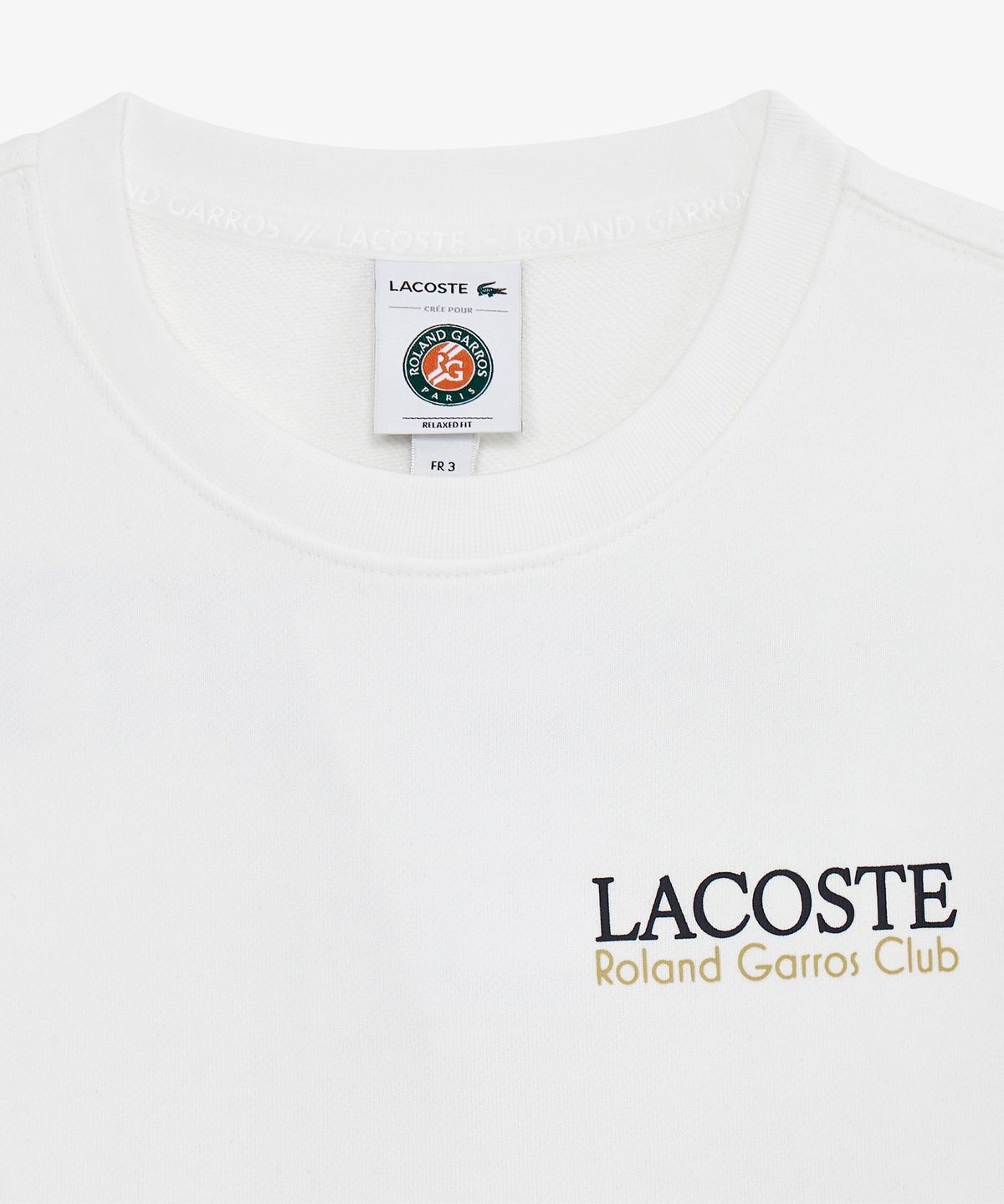 라코스테(LACOSTE) 남성 롤랑가로스 그래픽 크루넥 스웻셔츠 SH0372-56G 70V