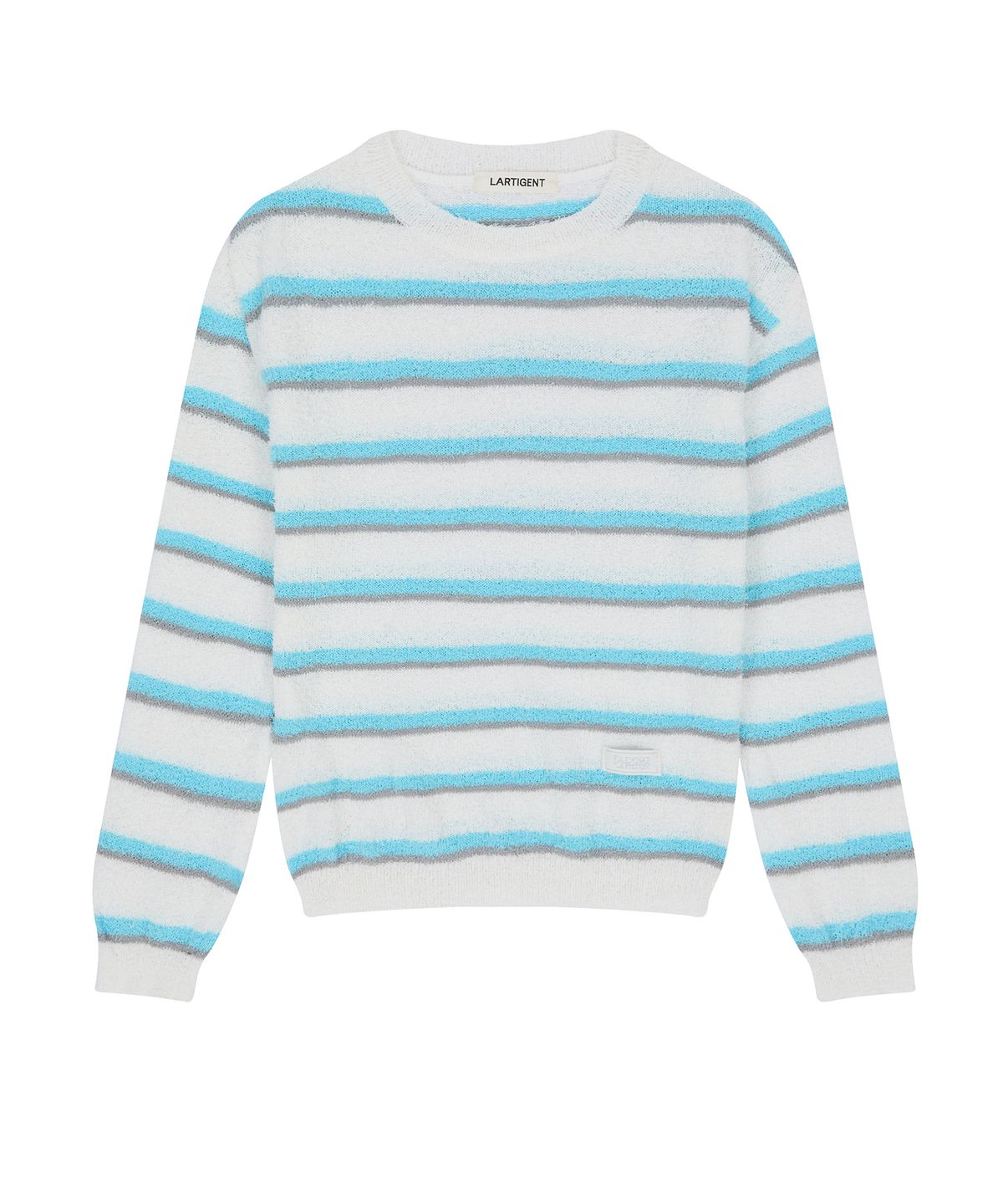 라티젠(LARTIGENT) L23 BOUCLE STRIPE KNIT(WHITE)