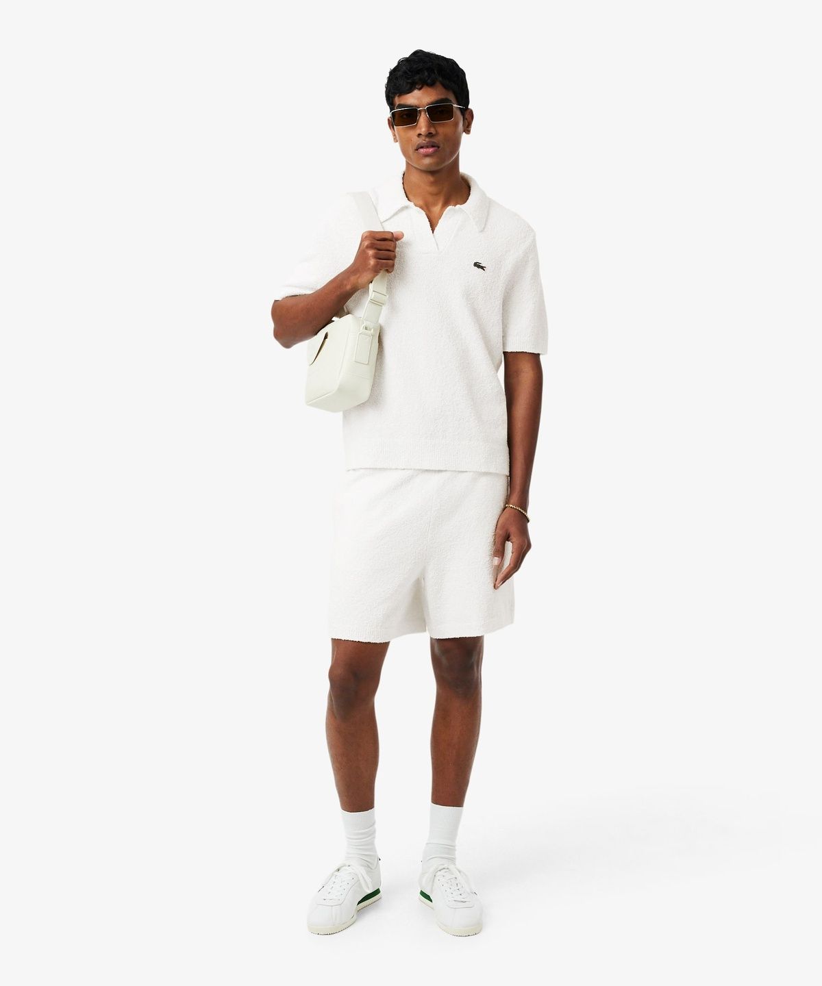 라코스테(LACOSTE) 남성 릴랙스 핏 코튼 쇼츠 GH0799-56G 70V