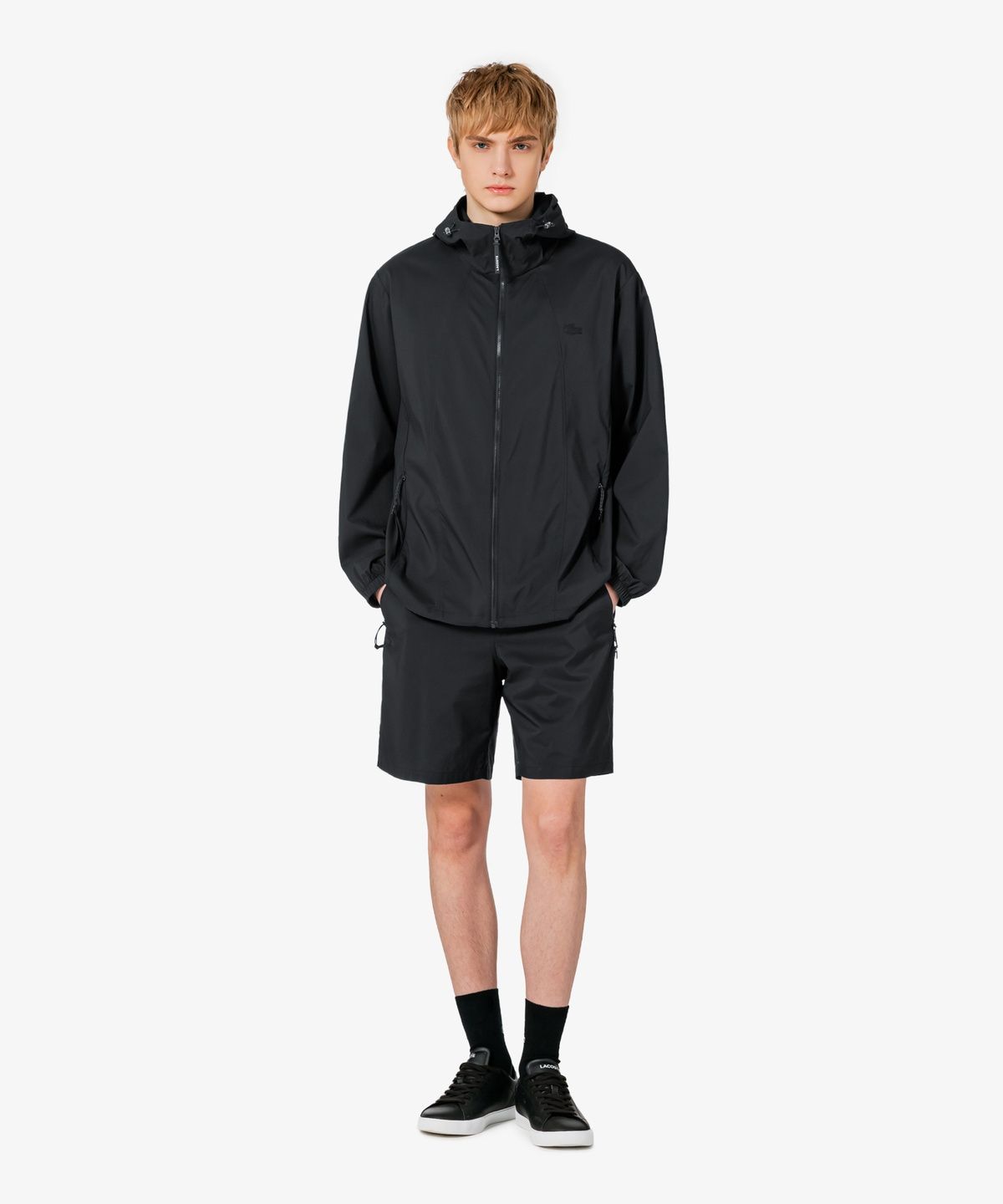 라코스테(LACOSTE) 남성 프리미엄 트레이닝 셋업 쇼츠 GH335E-56G 031