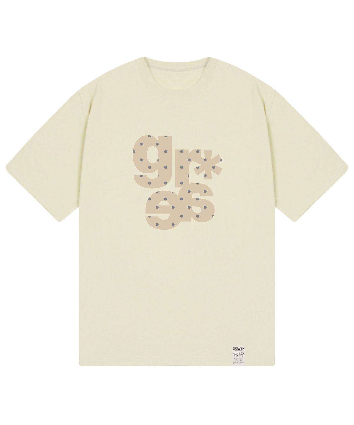 그레이버(GRAVER) [UNISEX]GRAE-S DOT 반팔티_5color