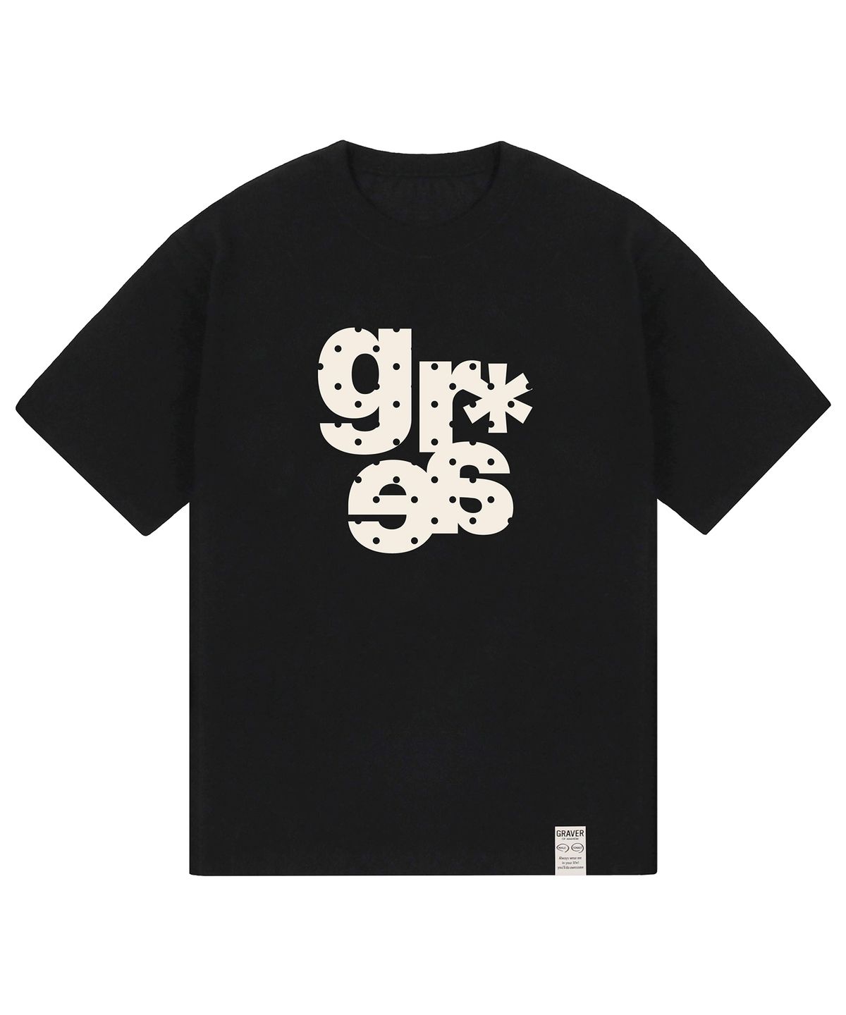 그레이버(GRAVER) [UNISEX]GRAE-S DOT 반팔티_5color