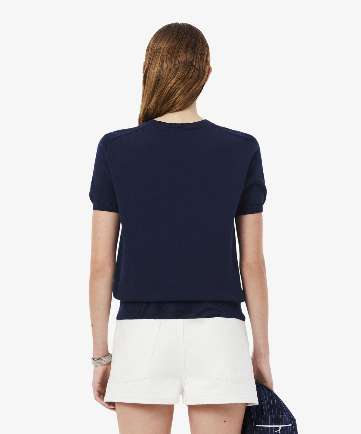 라코스테(LACOSTE) 여성 라이트 코튼 반팔 스웨터 AF5025-56G 166