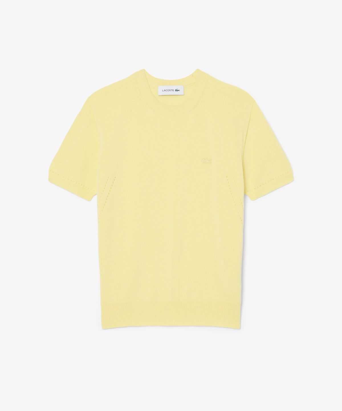 라코스테(LACOSTE) 여성 라이트 코튼 반팔 스웨터 AF5025-56G 107