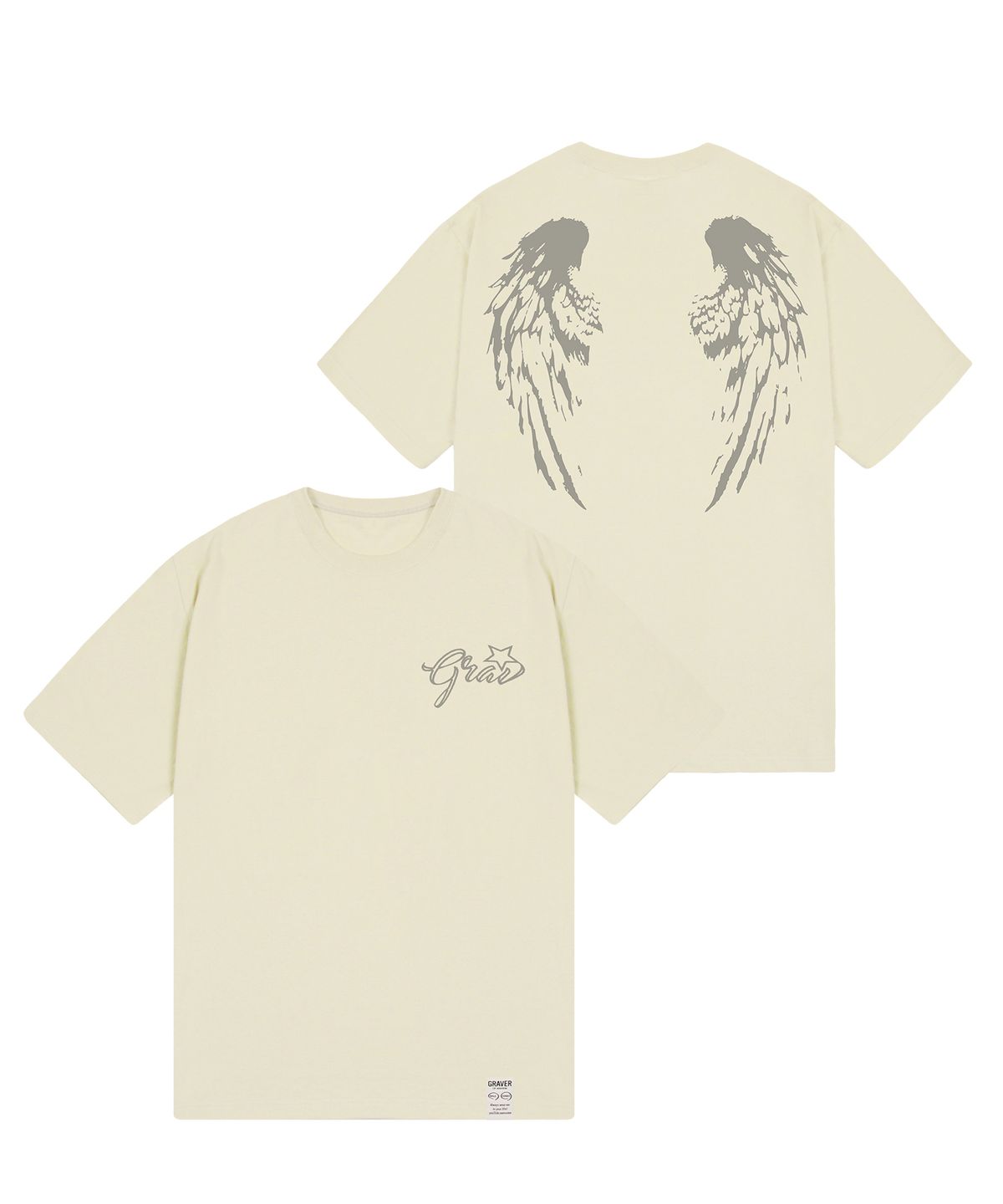 그레이버(GRAVER) [UNISEX]WINGS 반팔티_5color