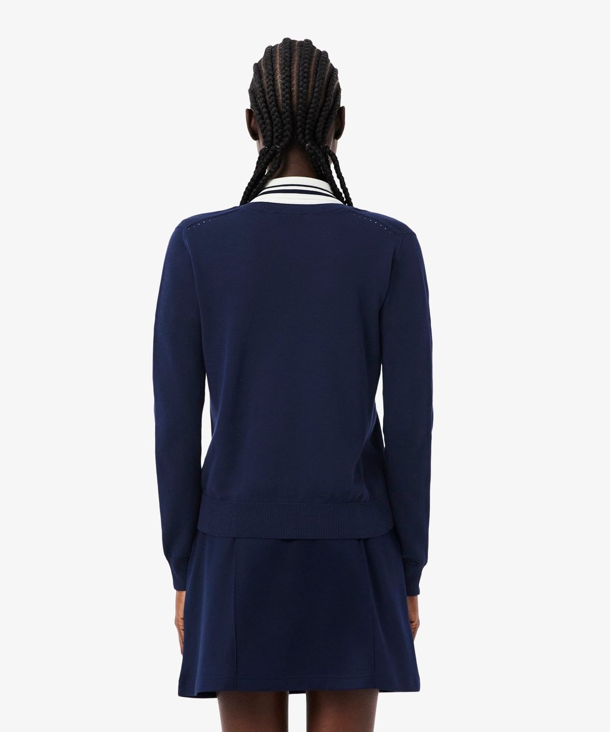 라코스테(LACOSTE) 여성 라이트 코튼 브이넥 스웨터 AF3964-56G 166