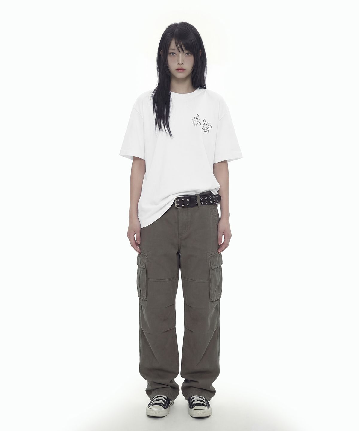그레이버(GRAVER) [UNISEX]DOTS GRAV 반팔티_2color