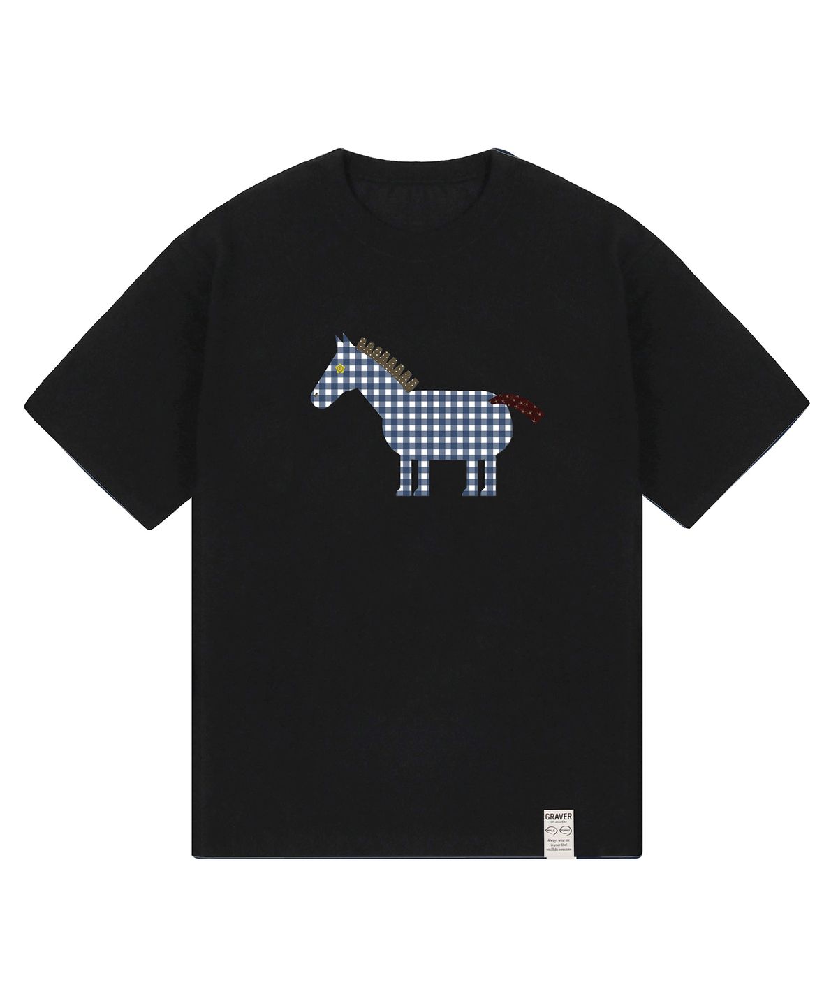 그레이버(GRAVER) [UNISEX]PAPER PONY 반팔티_3color