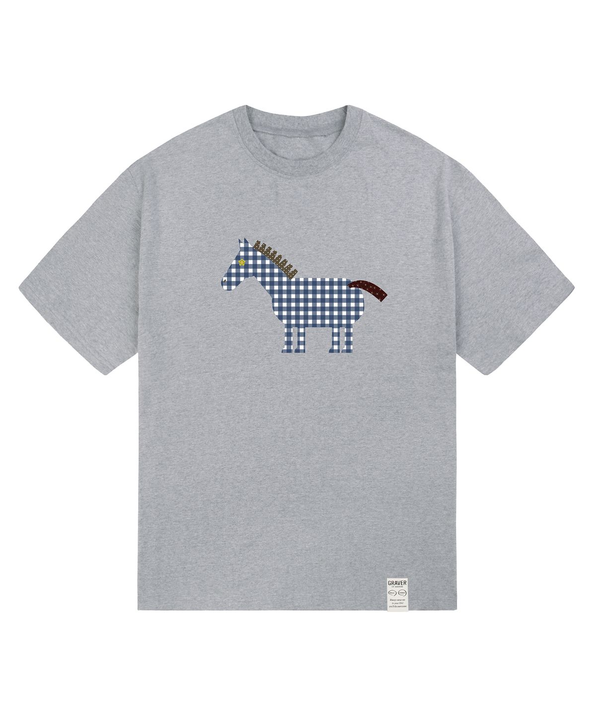 그레이버(GRAVER) [UNISEX]PAPER PONY 반팔티_3color