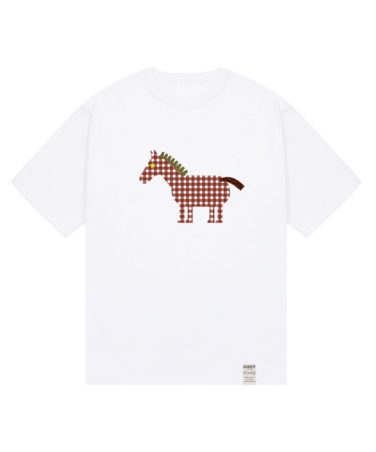 그레이버(GRAVER) [UNISEX]PAPER PONY 반팔티_3color