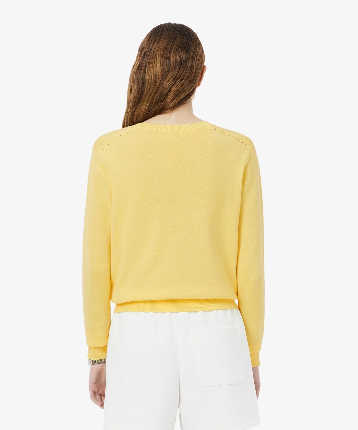 라코스테(LACOSTE) 여성 라이트 코튼 브이넥 스웨터 AF3964-56G 107