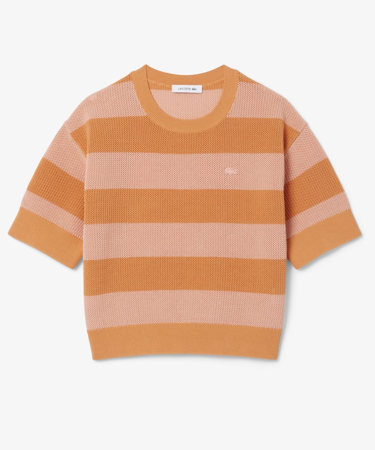 라코스테(LACOSTE) 여성 썸머 스트라이프 반팔 스웨터 AF9859-56G 4IM