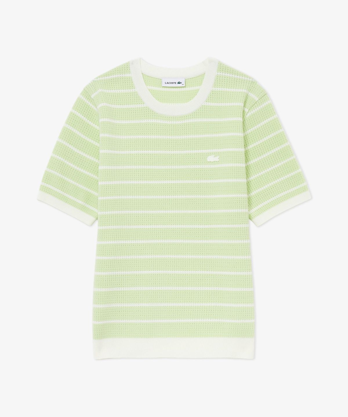 라코스테(LACOSTE) 여성 스카시 크루넥 반팔 스웨터 AF900E-56G BIC