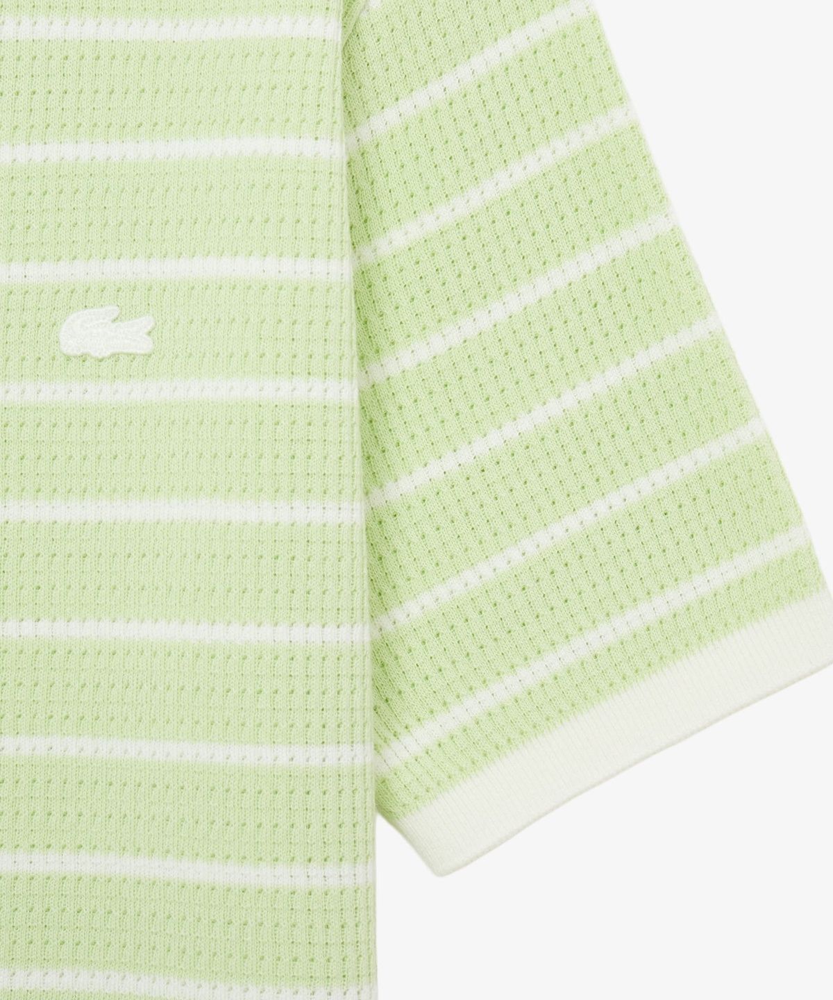 라코스테(LACOSTE) 여성 스카시 크루넥 반팔 스웨터 AF900E-56G BIC