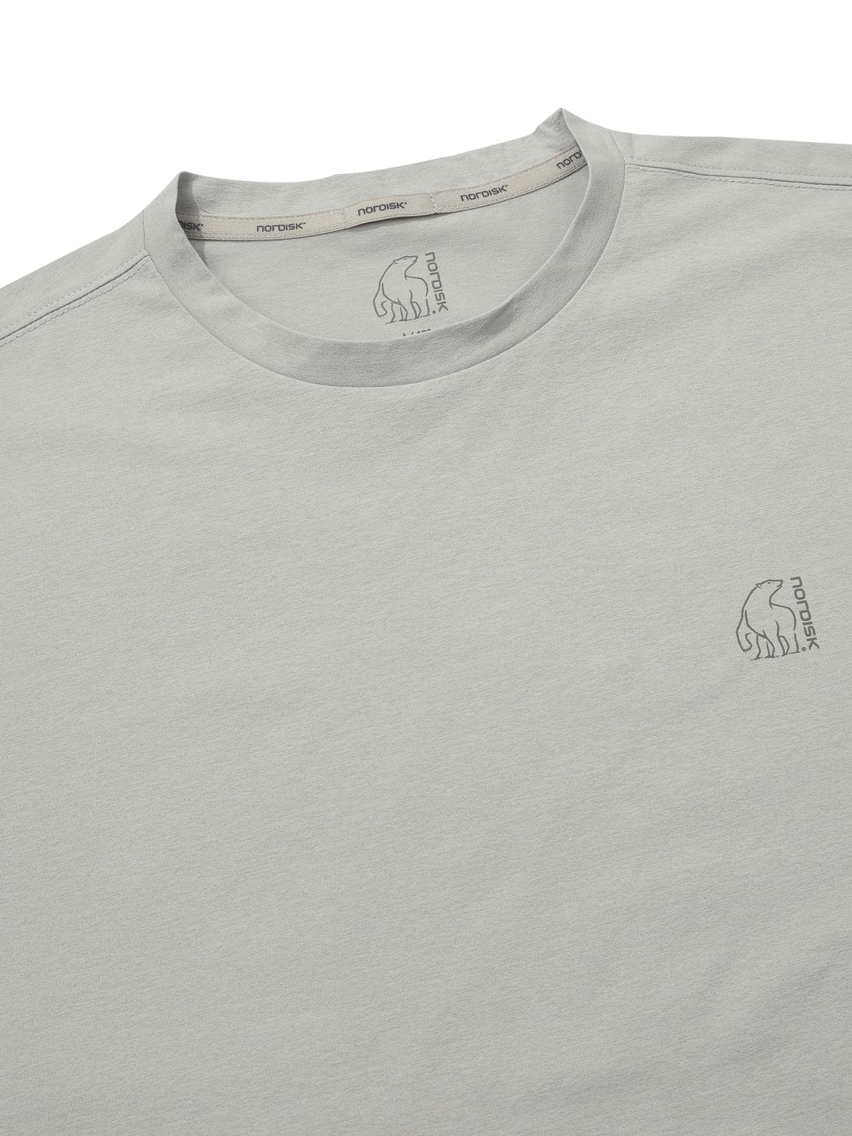 노르디스크(NORDISK) 소로나 폴라베어 그래픽 반팔 티셔츠 - M_SHIMMER GREY