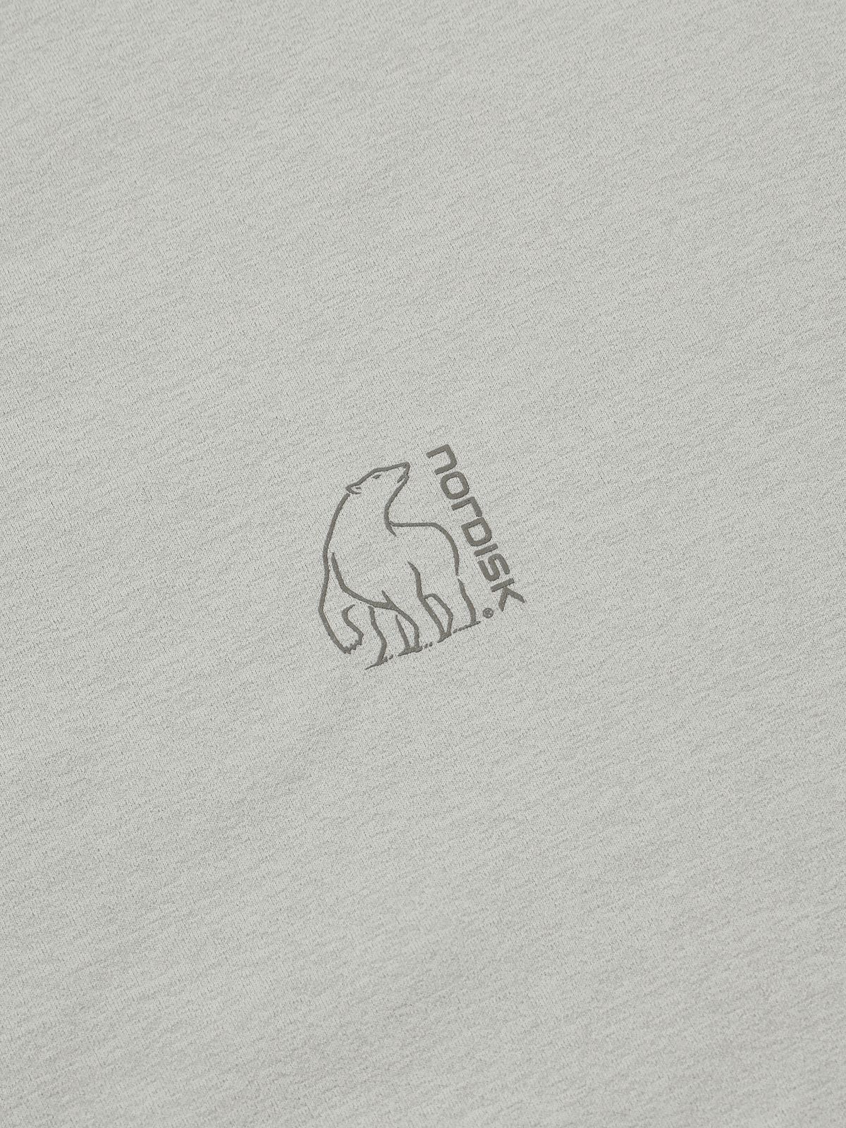 노르디스크(NORDISK) 소로나 폴라베어 그래픽 반팔 티셔츠 - M_SHIMMER GREY