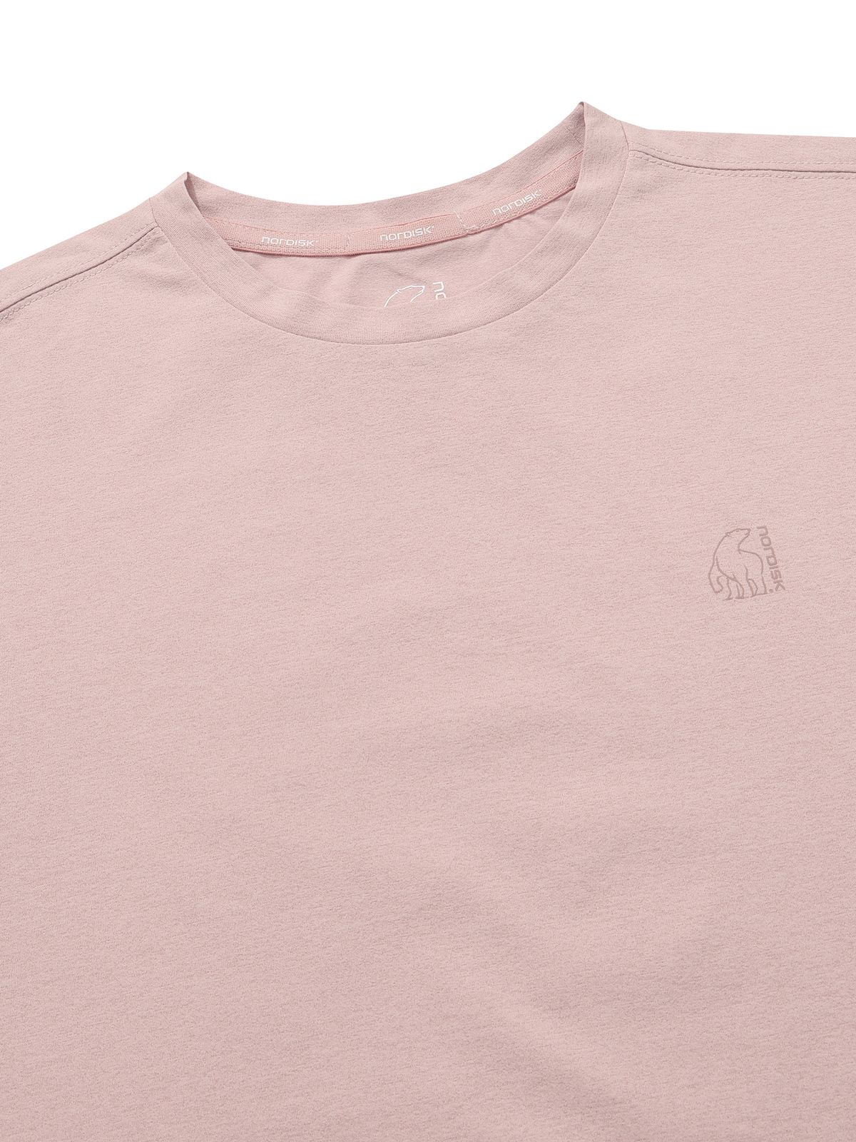 노르디스크(NORDISK) 소로나 폴라베어 그래픽 반팔 티셔츠 - W_Light Pink